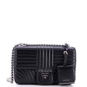Prada Chain Flap Shoulder Bag Diagramme #254126P20B